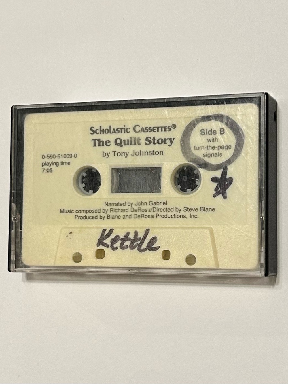 Scholastic Cassettes The Quilt Story